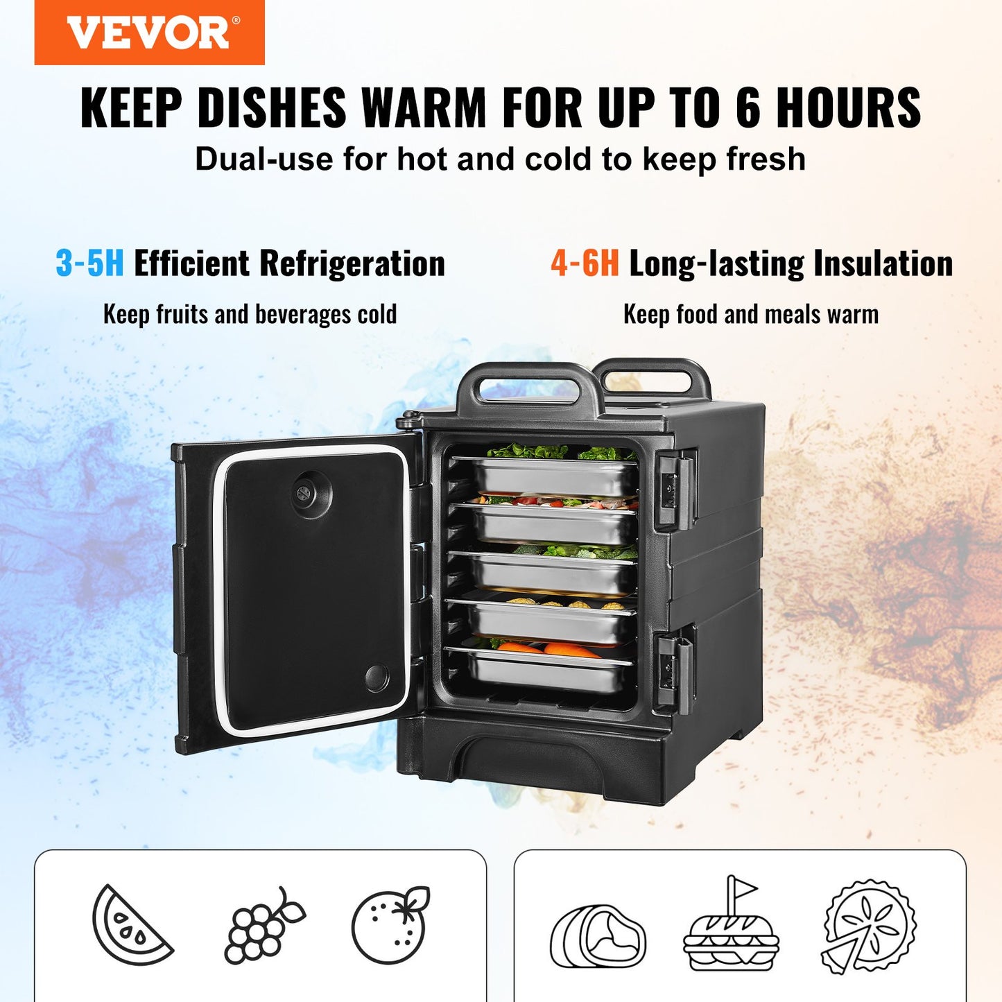 Insulated Food Pan Carrier Stackable Catering Dishbox