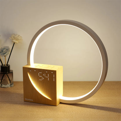 Touch Control Bedside Lamp with Natural Sleep Sounds & Alarm Clock