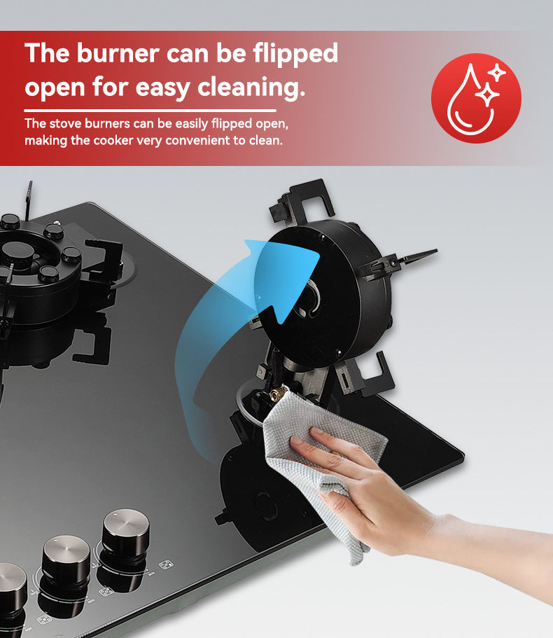 Tempered Glass All-in-One Electric Cooktop